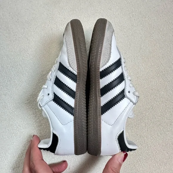 Adidas | Samba | Toddler Kids OG White, Black Gum Sneakers Size 11K - Picture 4 of 7